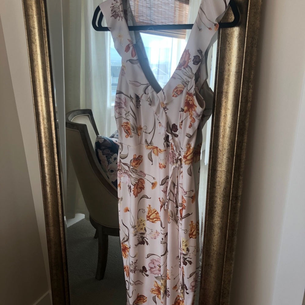 Asos low back midi dress